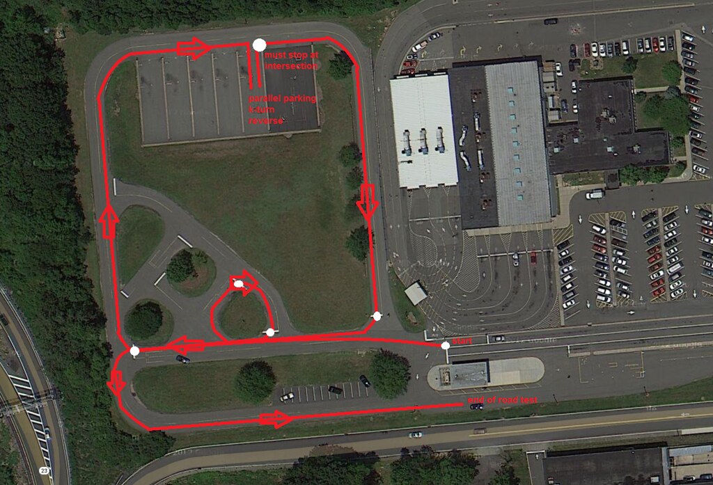 Eagan Drivers Test Course Map